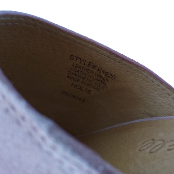 Madewell Harper Old Rose Pink Suede Mule Clog Shoe Size 7 - Picture 11 of 14